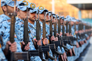صبحگاه مشترک دانشجویان دانشگاه هوایی شهید ستاری
