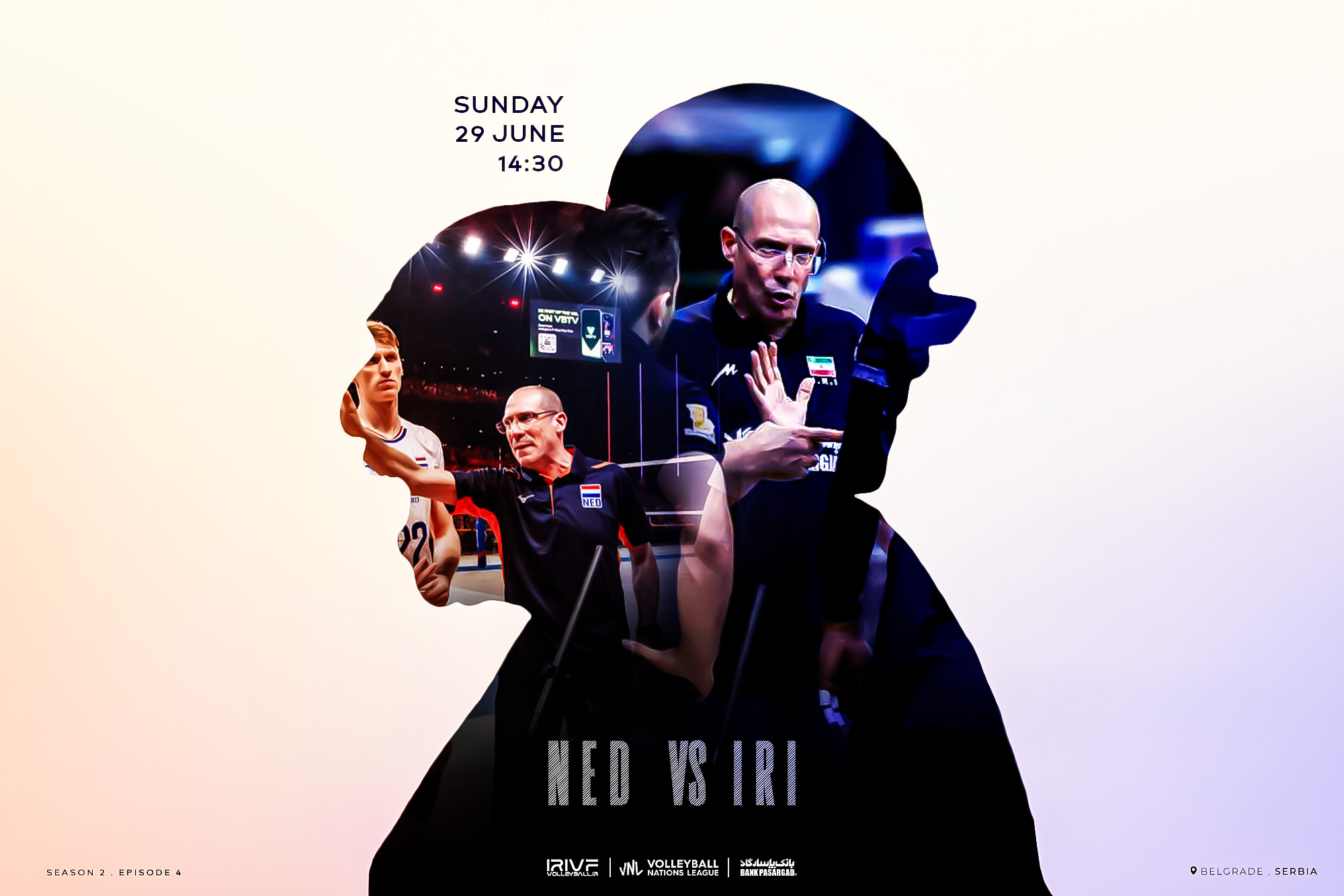 لالهها؛ آخرین هدف مردان جنگی والیبال ایران در بلگراد