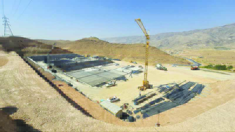 بازدید مدیرعامل آبفا شیراز از پروژه مخزن ۲۰ هزار مترمکعبی سلطانآباد