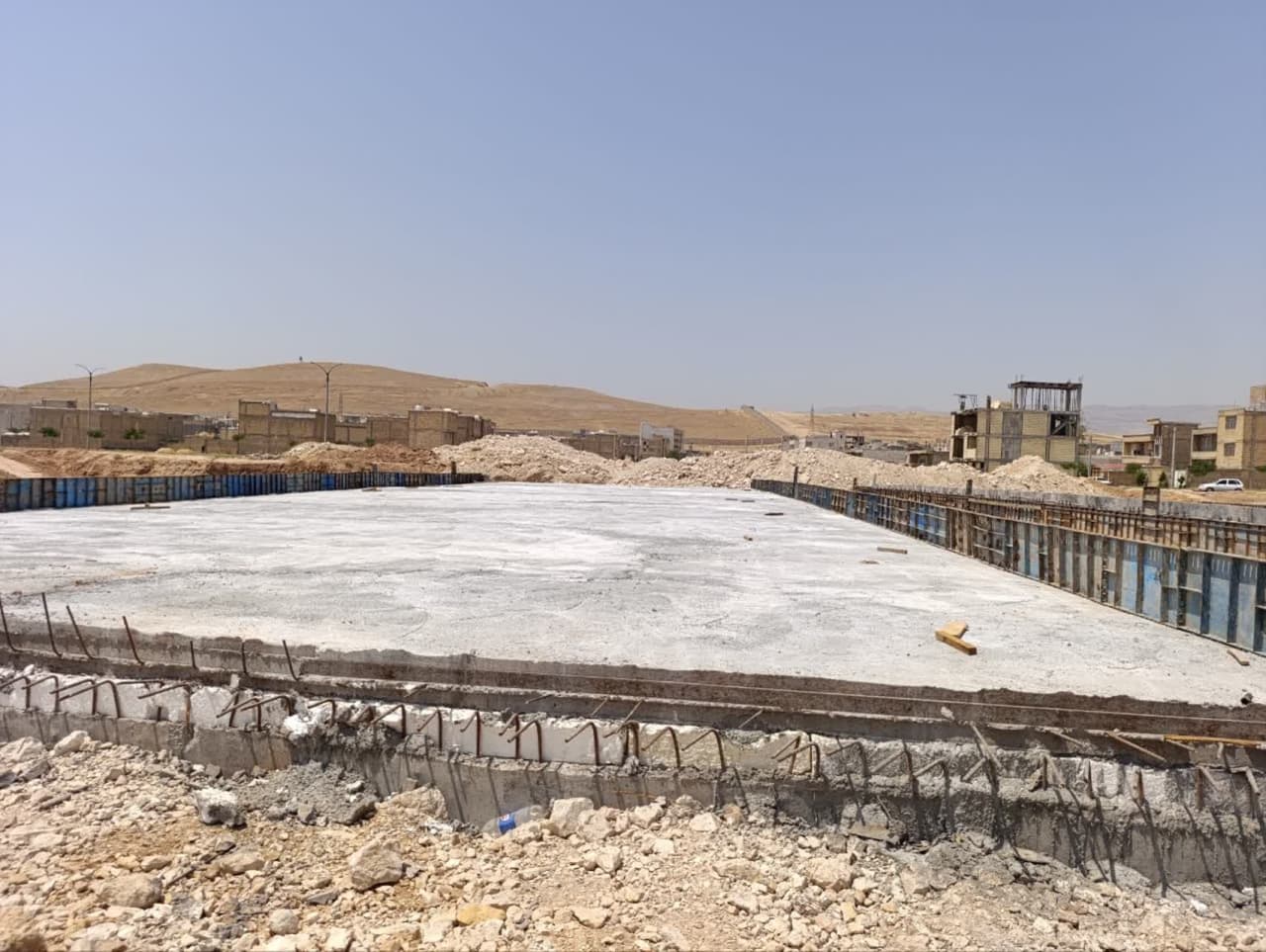 پل شهدای مهدیآباد در مراحل پایانی ساخت