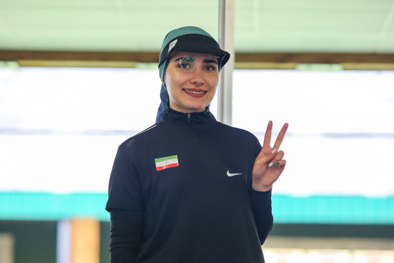 با اعلام رنکینگ جهانی؛ هانیه رستمیان در رده چهارم تپانچه ۲۵ متر جهان